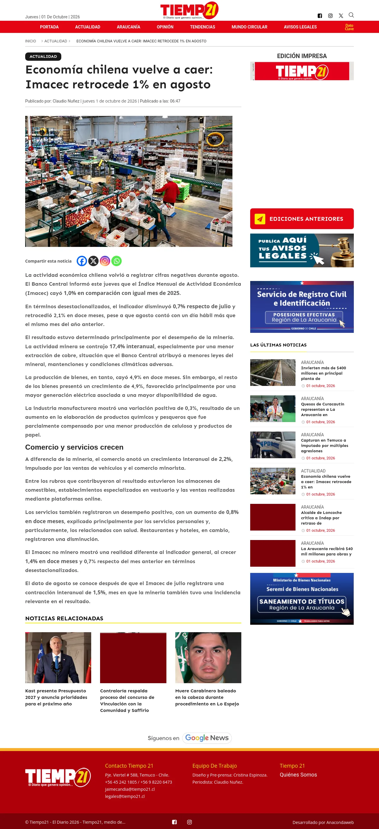 https://www.tiempo21.cl/economia-chilena-vuelve-a-caer-imacec-retrocede-1-en-agosto/
