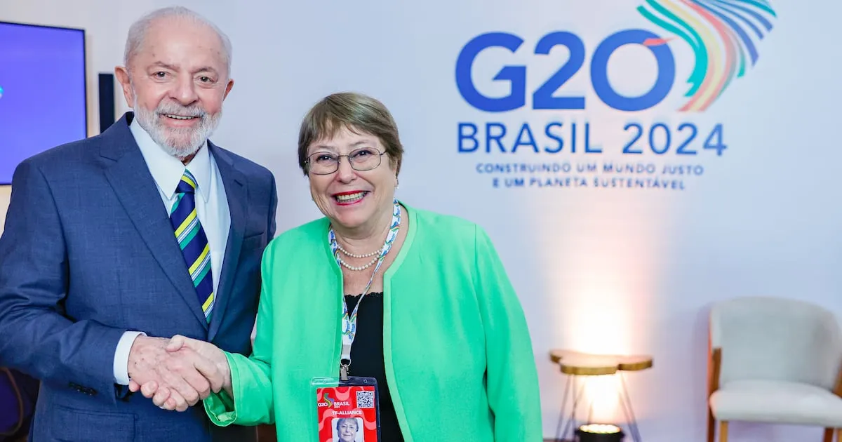 Lula reafirma apoyo de Brasil a Bachelet para su candidatura a la ONU