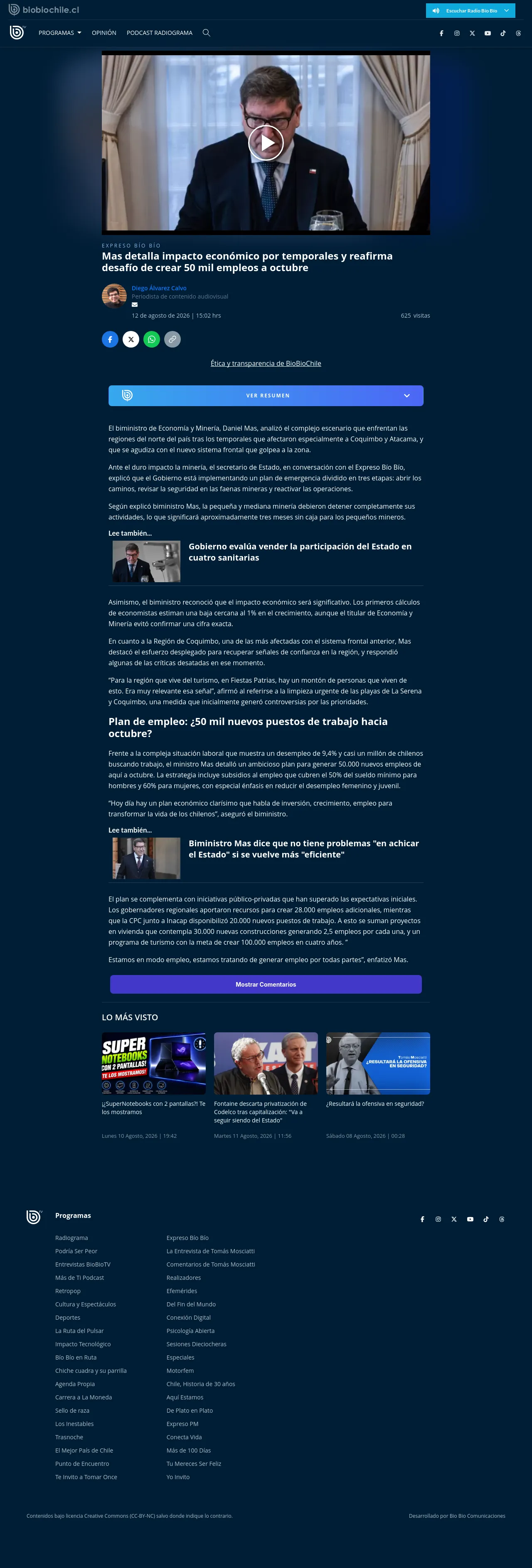 https://www.biobiochile.cl/biobiotv/programas/expreso-bio-bio/2026/08/12/mas-detalla-impacto-economico-por-temporales-y-reafirma-desafio-de-crear-50-mil-empleos-a-octubre.shtml