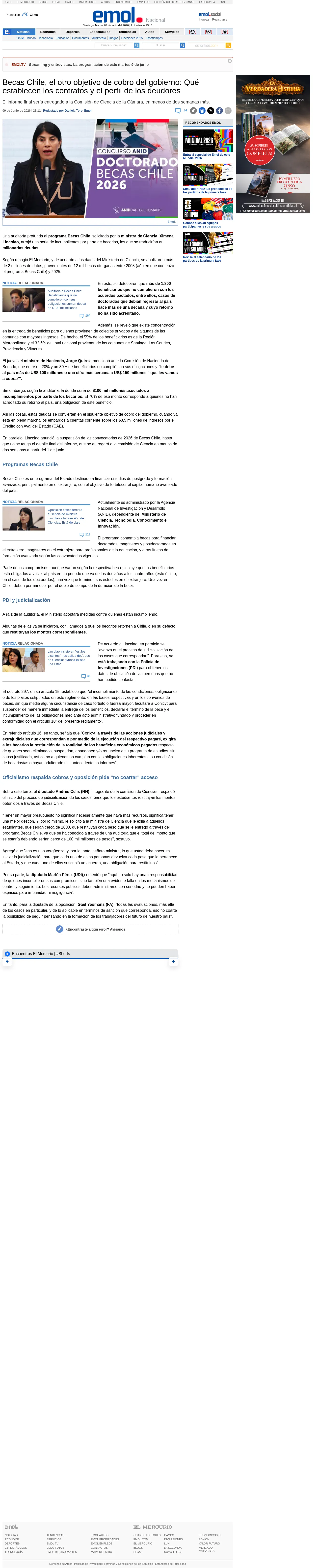 Becas Chile, el otro objetivo de cobro del gobierno: Qué establecen los contratos y el perfil de los deudores